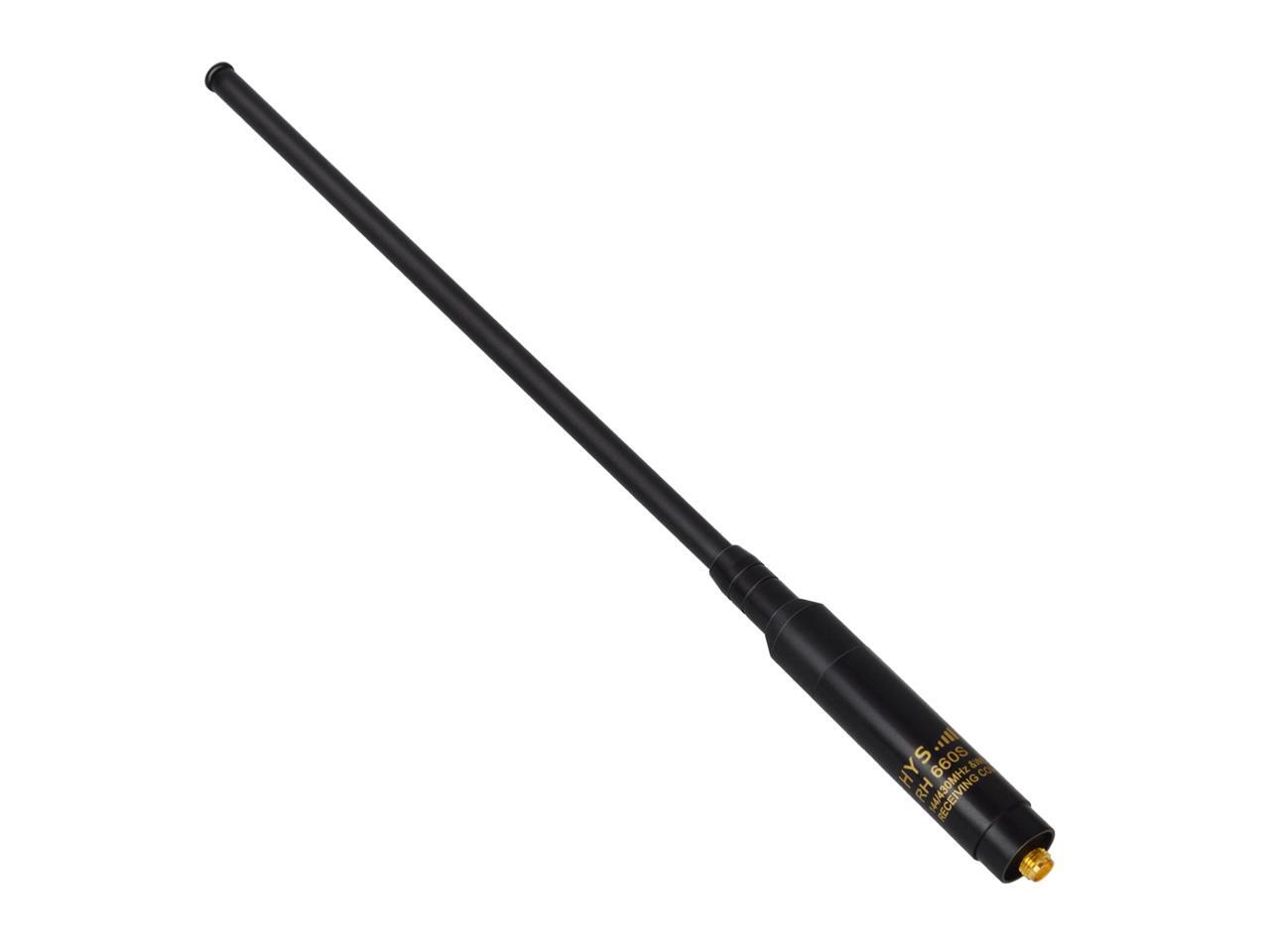 144/430Mhz VHF/UHF SMAFemale Telescopic Antenna For Baofeng 5R 888s