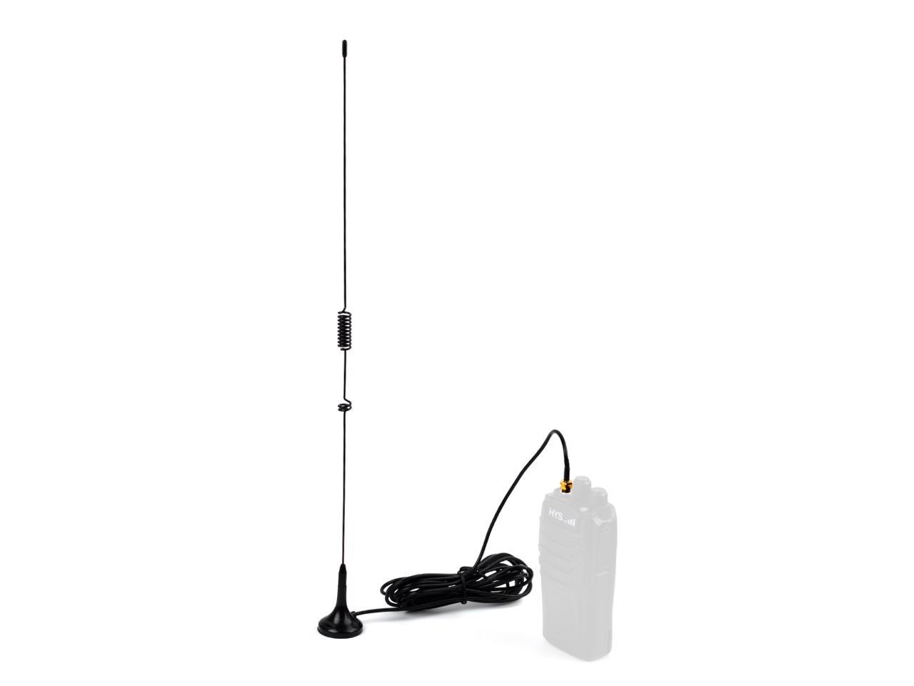 Hys Ut 106uv Radio Antenna Magnetic Mount High Gain Vhfanduhf 2m 70cm Sma Female Antenna For