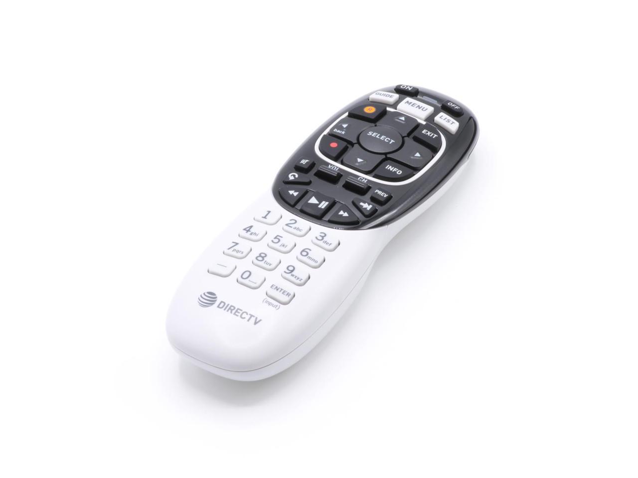 Directv Now At T Replacement Remote Control Kit With Extra Long Life Batteries And Proprietary Code List And Programming Manual Model Rc73 Newegg Com