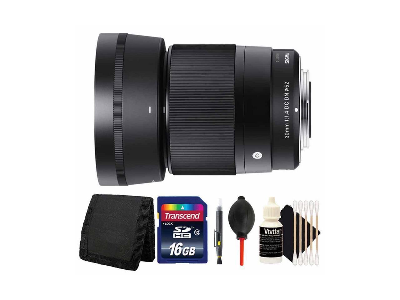 Sigma 30mm F 1 4 Dc Dn Contemporary Lens For Sony E Mount A6000 A6500 A6300 Kit Newegg Com