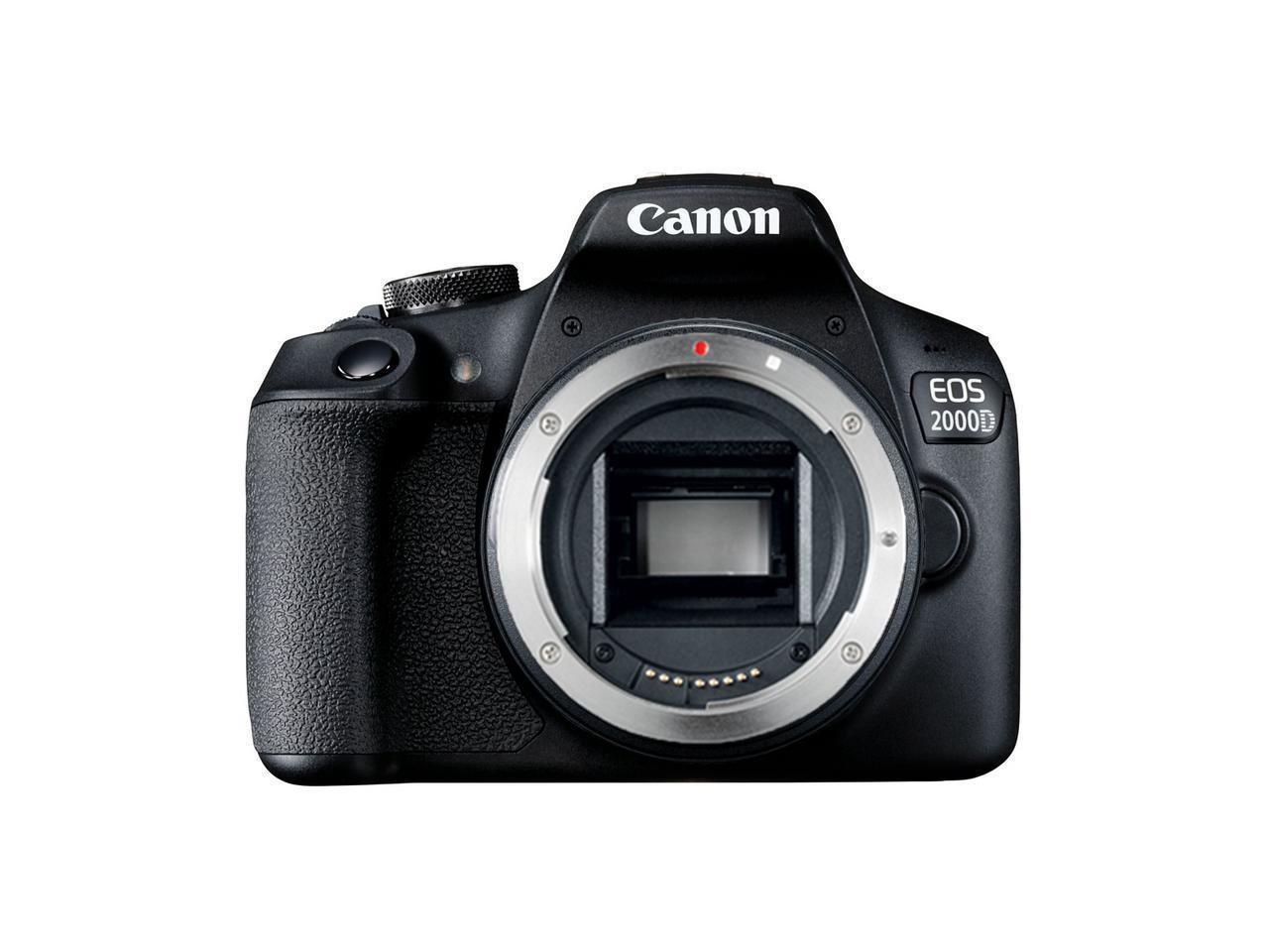 blijven Overeenkomstig Plotselinge afdaling Canon EOS 2000D / Rebel T7 24.1MP Digital SLR Camera with Canon 18-55mm  Lens + 16GB Accessory Bundle - Newegg.com