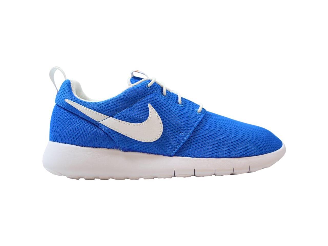 nike roshe one blue and white
