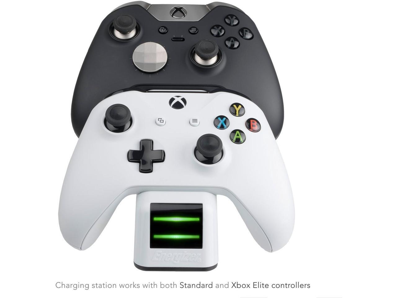 PDP Energizer Xbox One Controller Charger w/ Two Rechargeable Battery ...