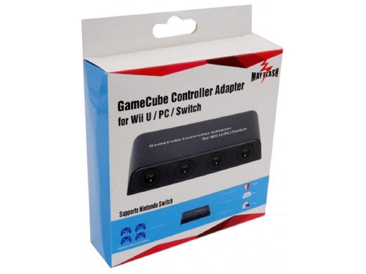 Mayflash W012 Wii Wii U Gc Controller Adapter For Wii Wii U 4 Port Newegg Com