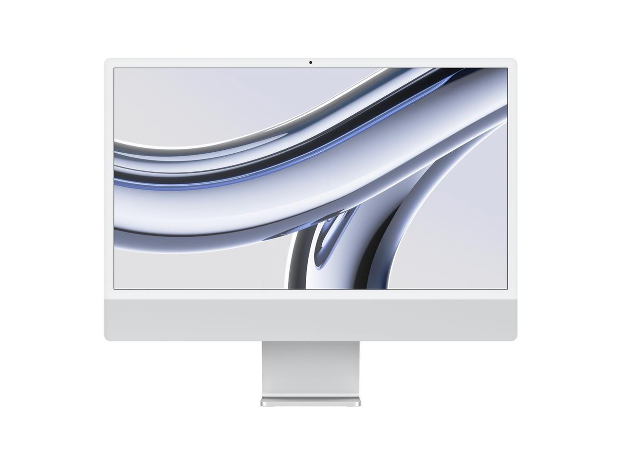 (Refurbished - Excellent) iMac 24 (Retina 4.5K 8GPU, Silver) 4.05Ghz 8-Core M3 (2023) 8 GB & 256 GB Flash HD 4480 x 2520 Dual Boot Mac OS/Win 11 Wireless Keyboard/Mouse