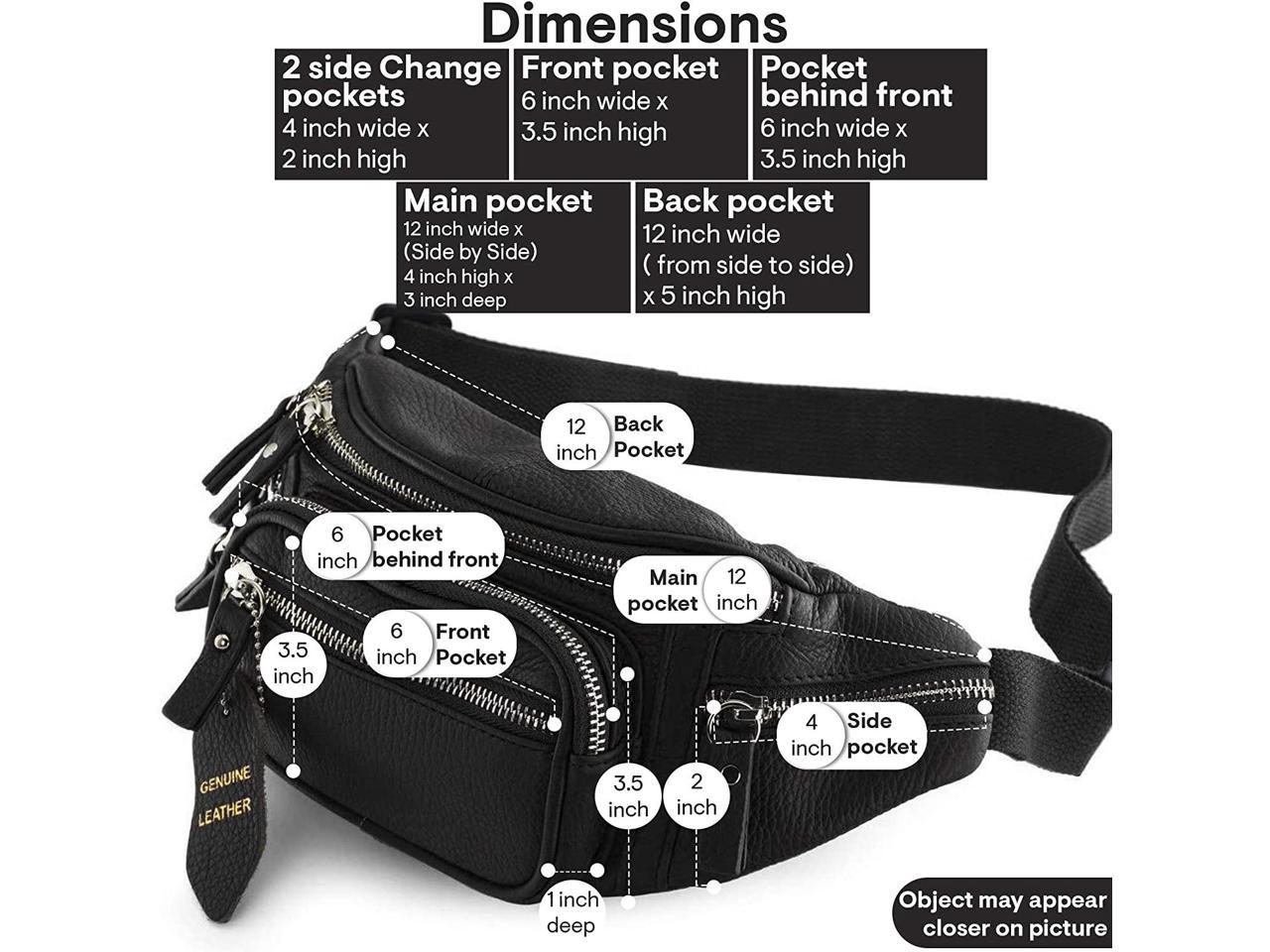 nabob leather fanny pack