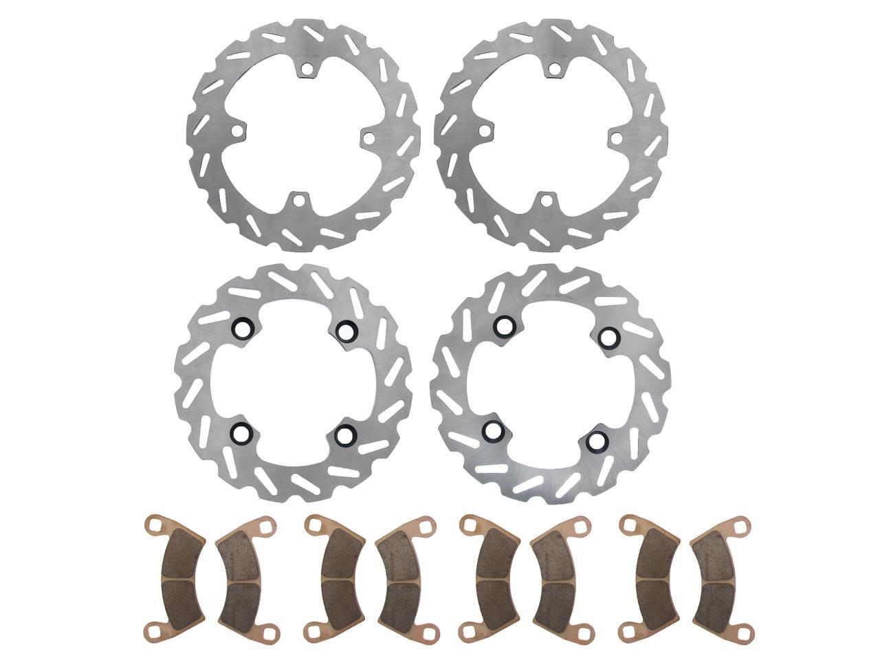 2010 2011 2012 Polaris Ranger XP 800 Front and Rear MudRat Brake Pads