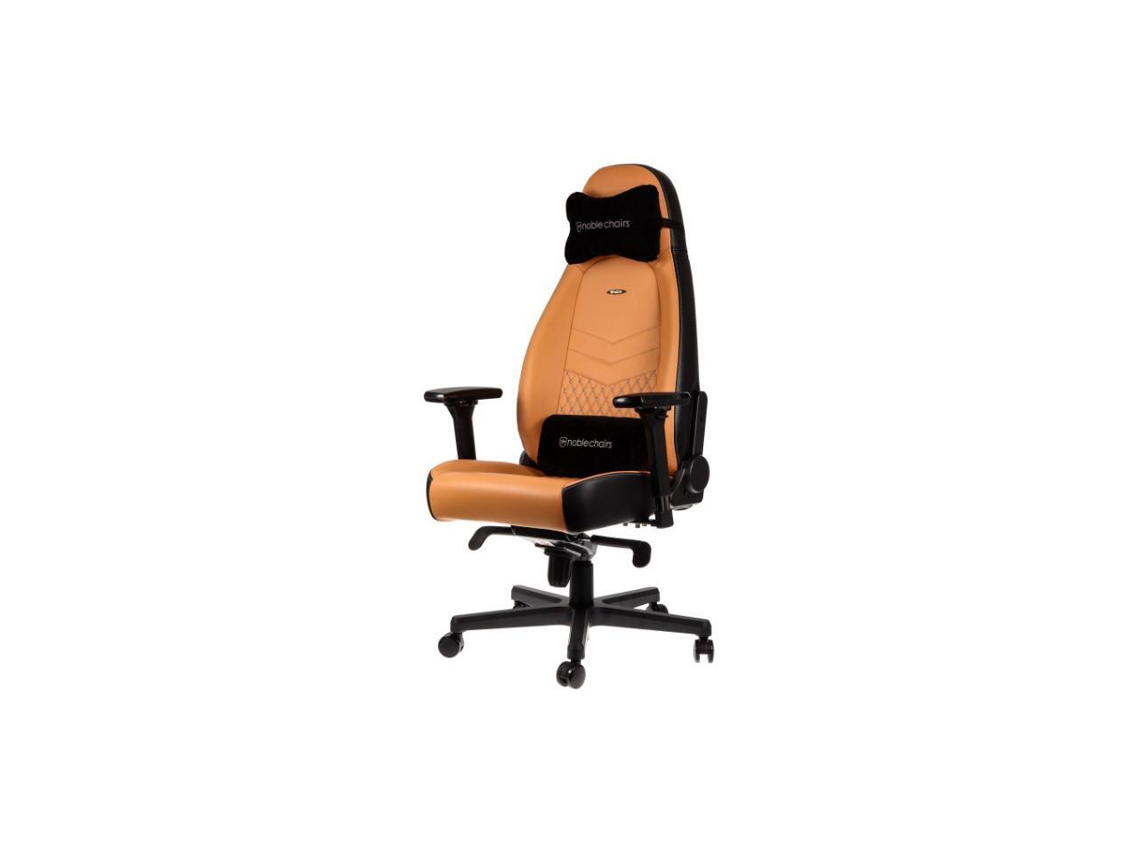 noblechairs ICON Series Real Leather Cognac/Black Newegg.ca
