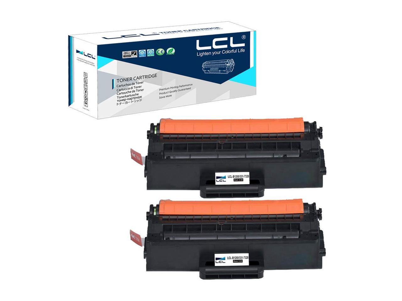 LCL Compatible For Dell B1260 331-7328 RWXNT (2-Pack Black) Toner ...