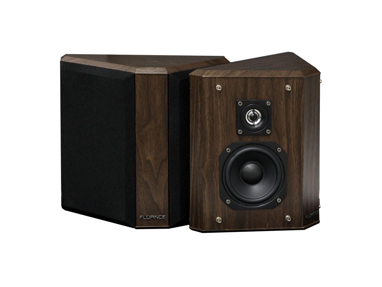 Fluance Elite High Definition 2Way Bipolar Surround Speakers for Wide Dispersion Surround Sound