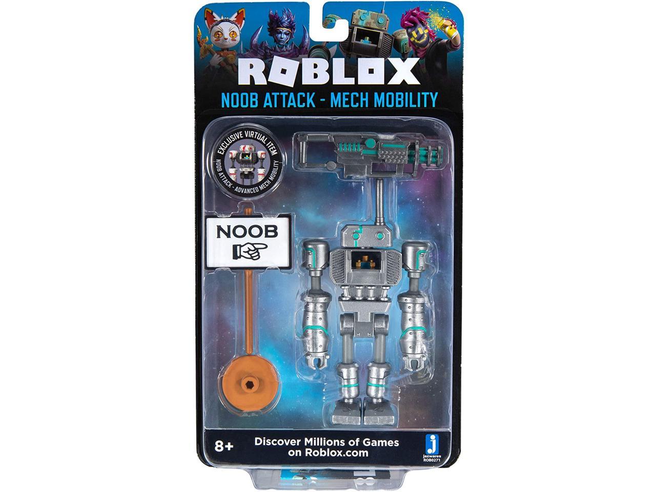 Roblox Noob Attack Mech Mobility Figure Pack Newegg Com - roblox audio maintenance is testing equipment