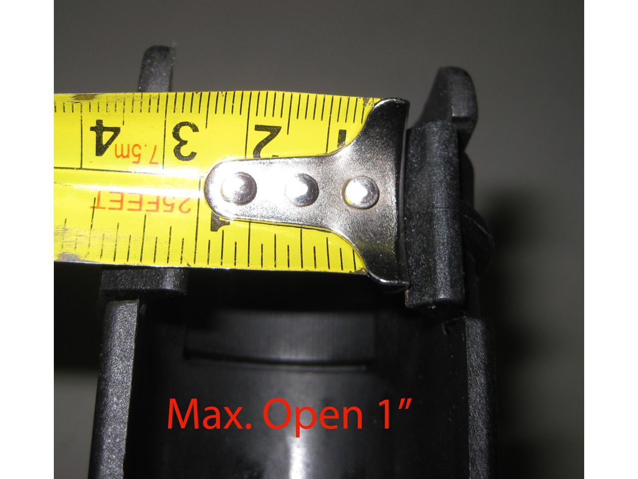 RH30x2 Max.4-3/4" Pair of KUFA Boat rods holder with Large clamp on opening 
