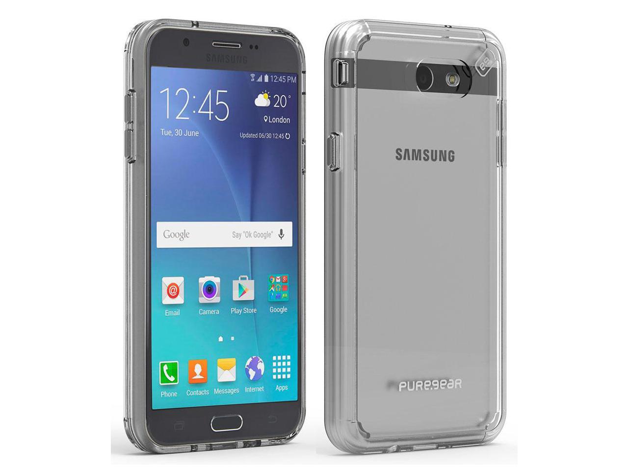 Puregear Clear Slim Shell Pro Case Cover For Samsung Galaxy J3 Prime J327 17 Newegg Com