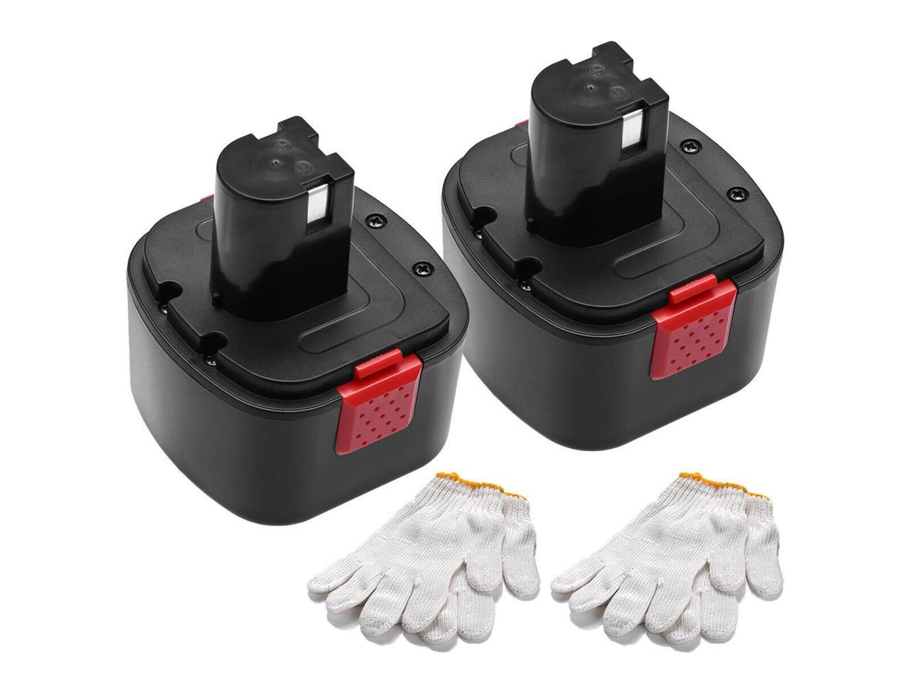 Powerextra 2 Pack 3000mAh 12 Volt NiCd Battery For Lincoln PowerLuber