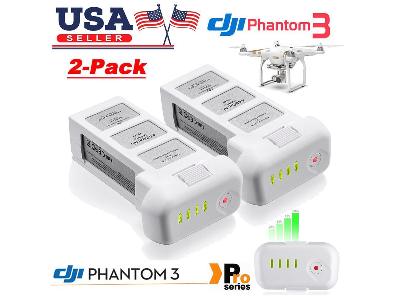 2x Replacement for DJI Phantom 4 15.2V LiPo Intelligent Flight Battery 5870mAh 
