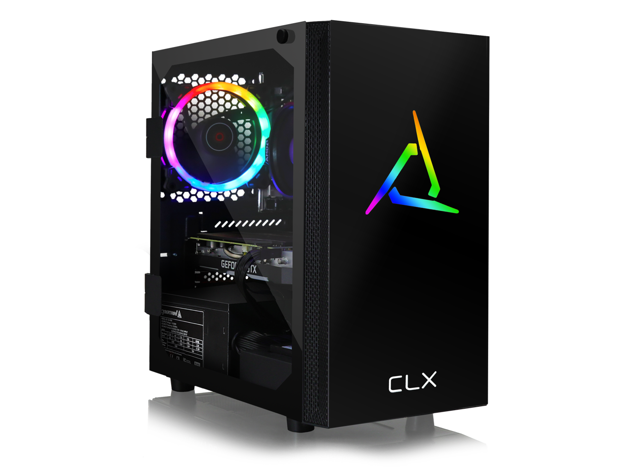 CLX SET Gaming PC AMD Ryzen 5 3600X 3 8GHz 6 Core 16GB DDR4 2666