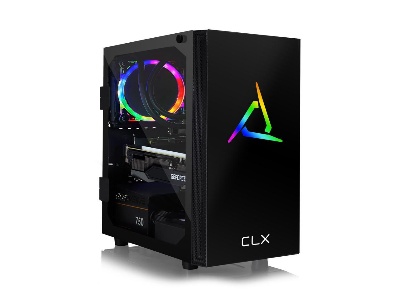 CLX SET VRReady Gaming Desktop Liquid Cooled AMD Ryzen 9 5900X 3.7GHz 12Core Processor, 16GB