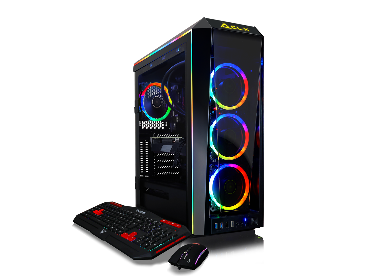 CLX SET VRReady Gaming Desktop Liquid Cooled AMD Ryzen 9 5950X 3