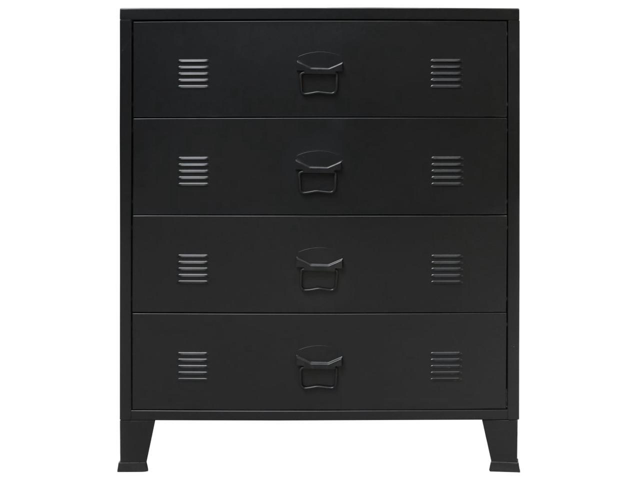 vidaXL Storage Cabinet Shelve with 6 Fabric Drawers Home Living room Storage Organiser Unit Drawer Chest Multipurpose Shelf Grey Steel