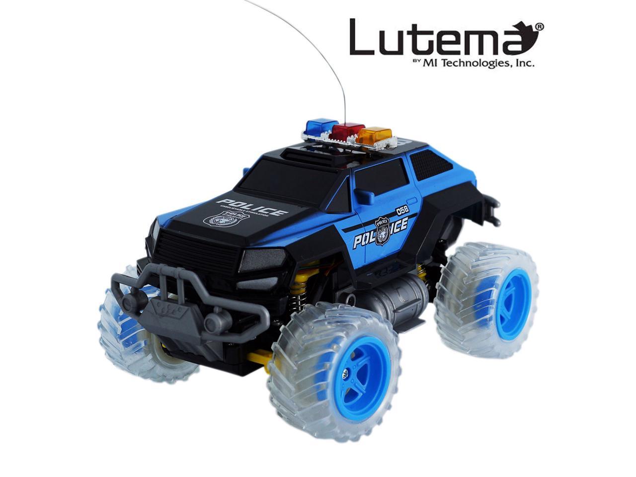 blue remote control truck