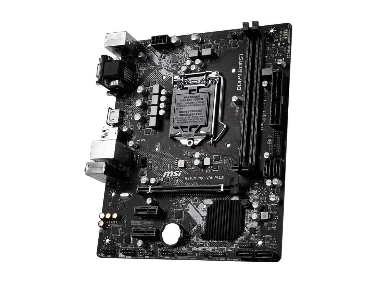 MSI PRO H310M PROVDH PLUS LGA 1151 (300 Series) Micro ATX Intel