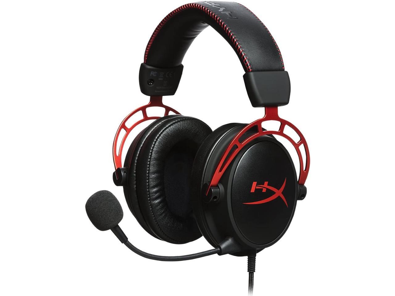 HyperX Cloud Alpha S - PC Gaming Headset, 7.1 Surround Sound, Adjustable  Bass, Dual Chamber Drivers, Breathable Leatherette, Memory Foam, and Noise  