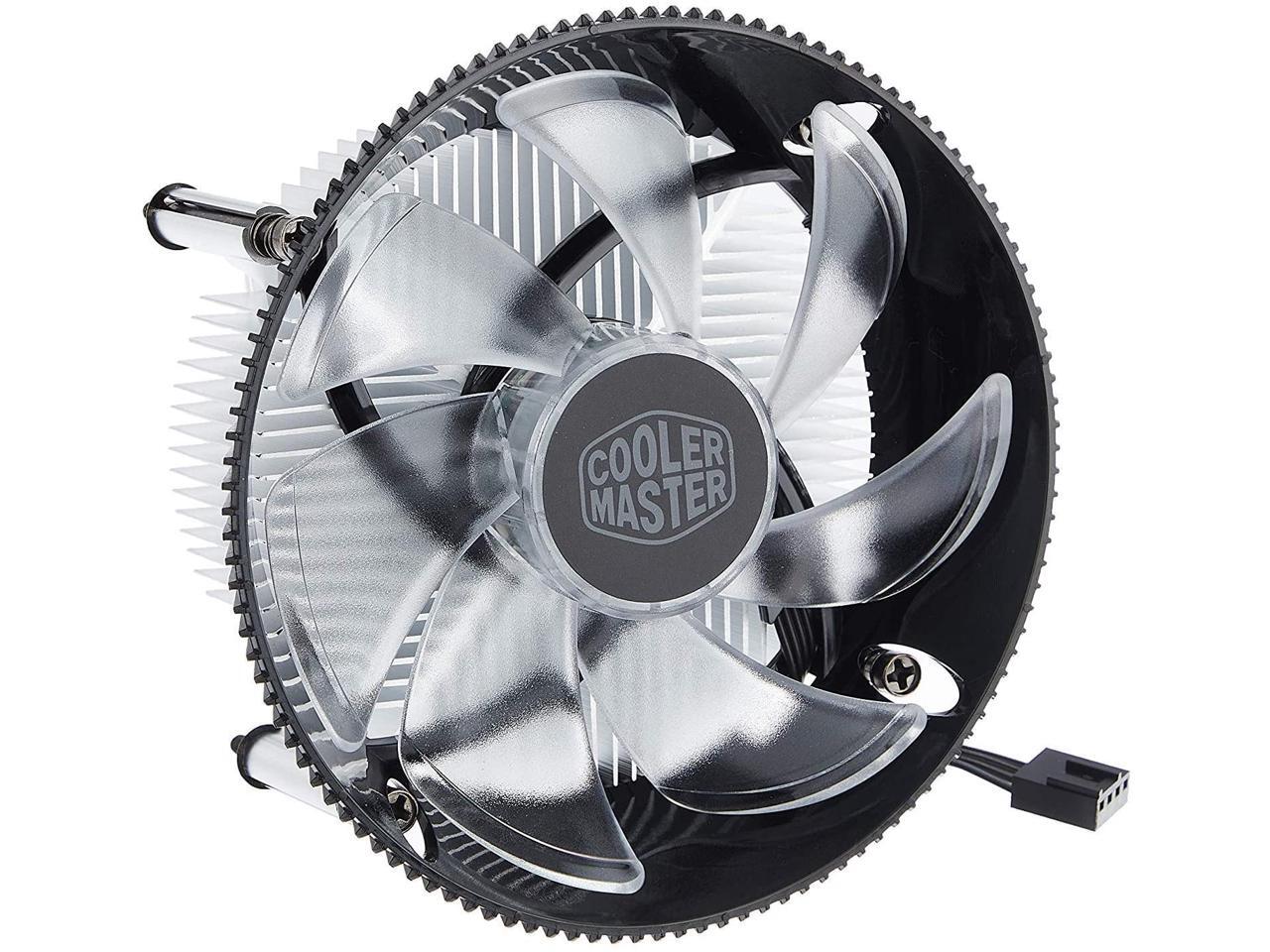Cooler Master I70C (Copper Core) Mini CPU Cooler 12cm LED Blue Light