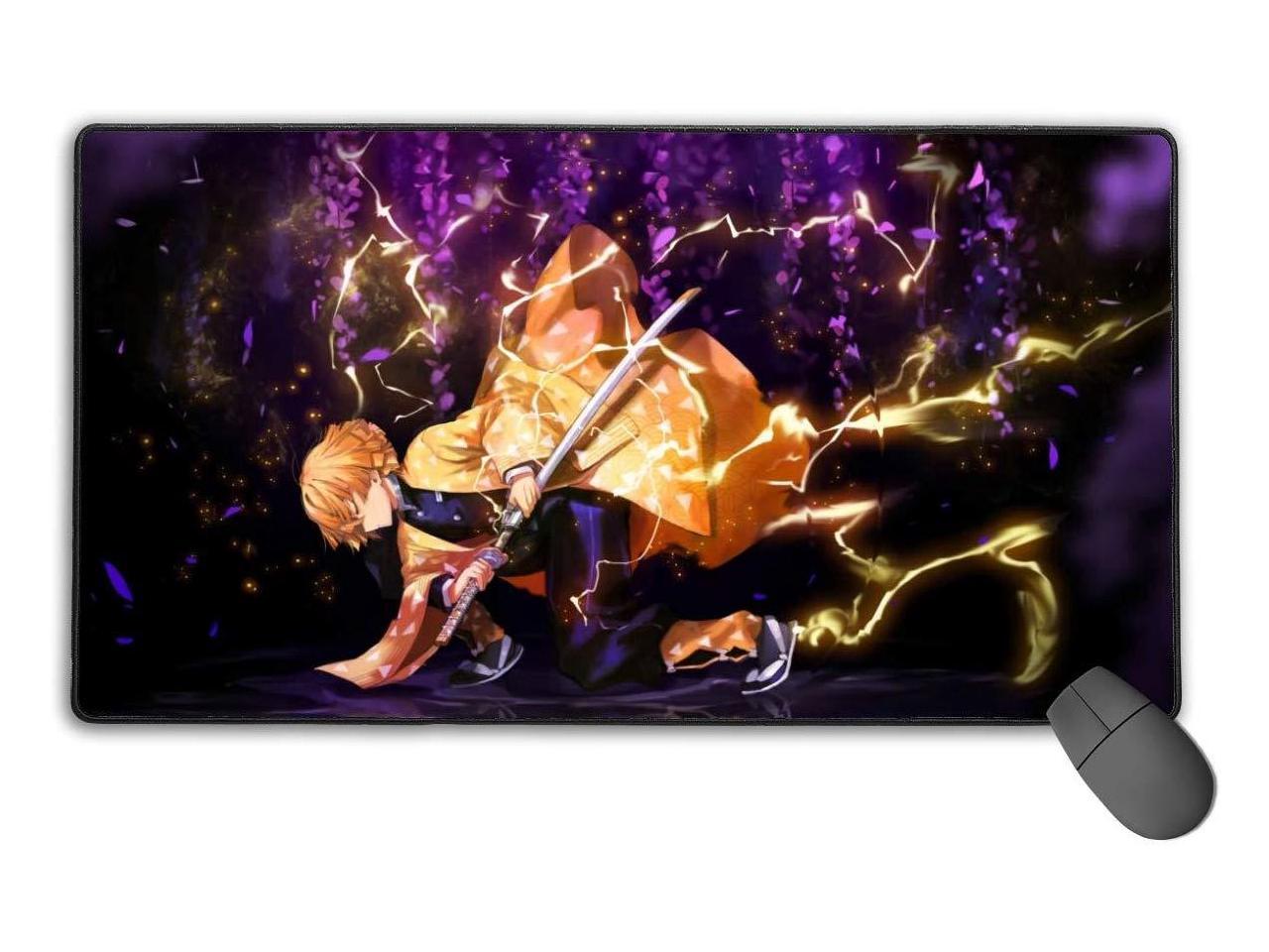 Curtis J Donofrio Demon Slayer-Zenitsu Agatsuma Amime Laptop Bag Cartoon Handbag Ultraportable Sleeve Carrying Case for 15 Inch Laptop,MacBook Pro MacBook Air,Notebook
