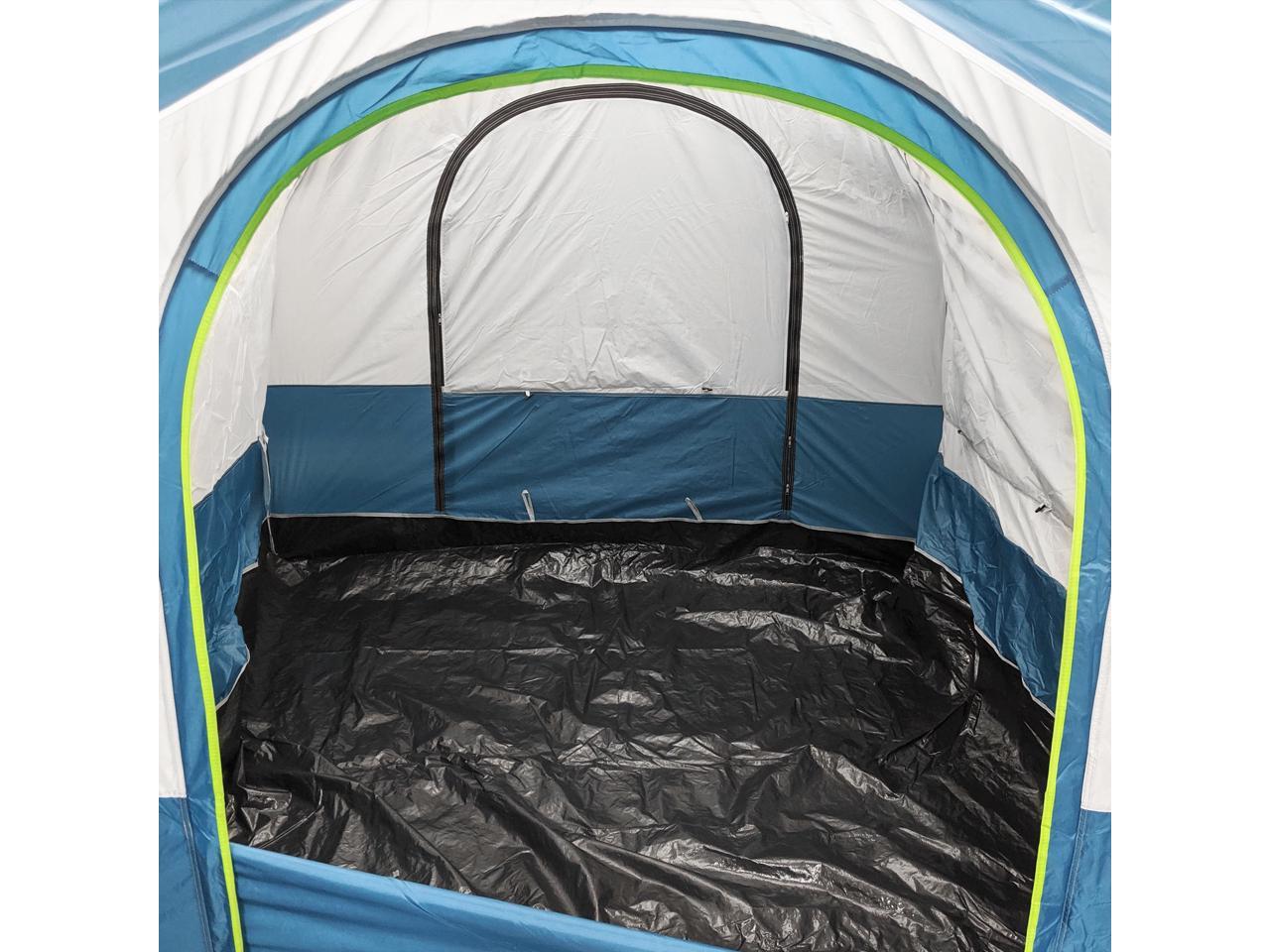 Storage Bag 8'x8' Gray/Blue Rainfly SUV Camping Tent Up to 8-Person Capacity