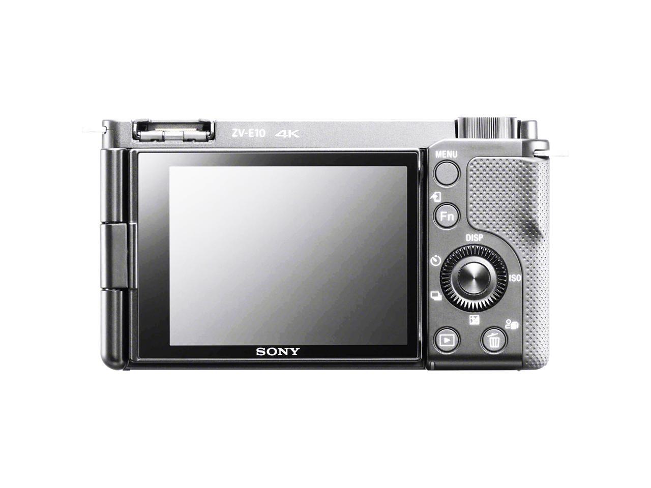 Sony ZVE10 Mirrorless Camera with 1650mm Lens, Black ILCZVE10L/B