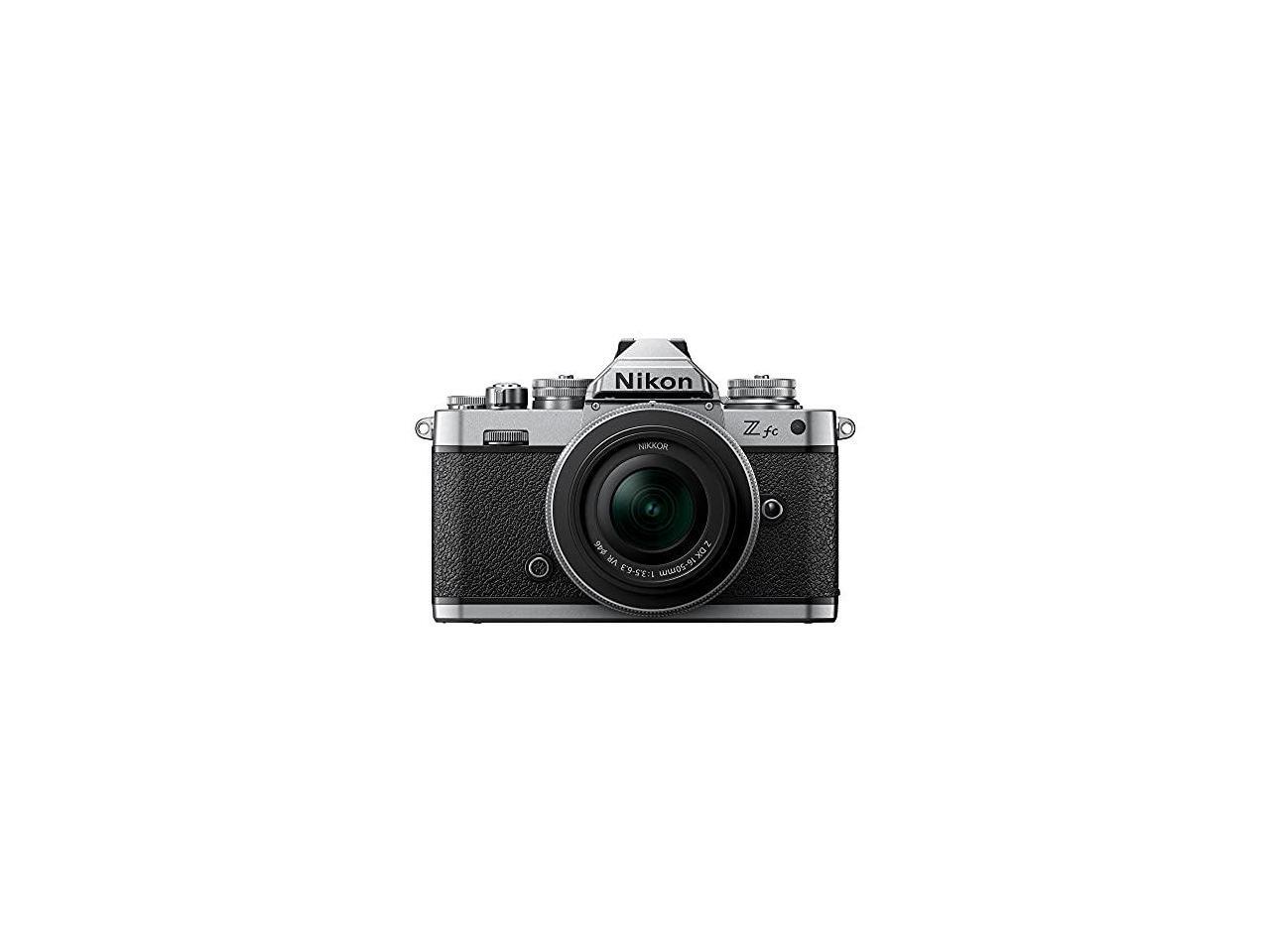 Nikon Z fc DX-Format Mirrorless Camera Body w/NIKKOR Z DX 16-50mm f/3.5-6.3 VR - Silver - Newegg.com