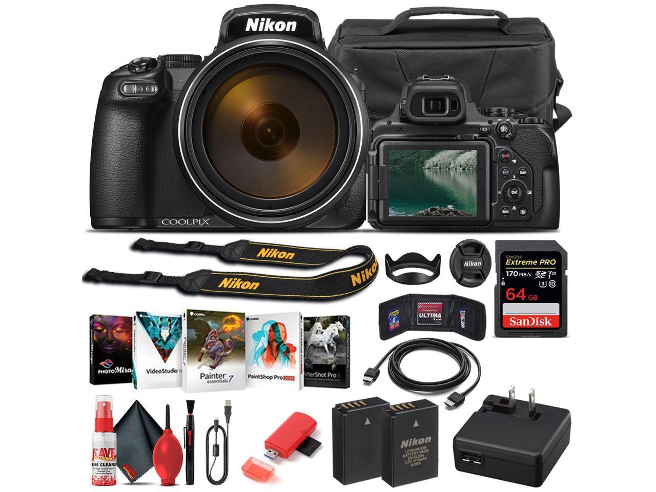 Ook Hectare ethisch Nikon COOLPIX P1000 Digital Camera 26522 - Starter Bundle - Newegg.com