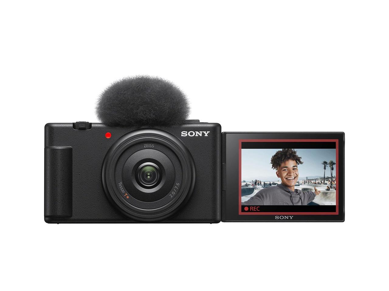 Sony ZV-1F Black Vlog Camera For Content Creators & Vloggers