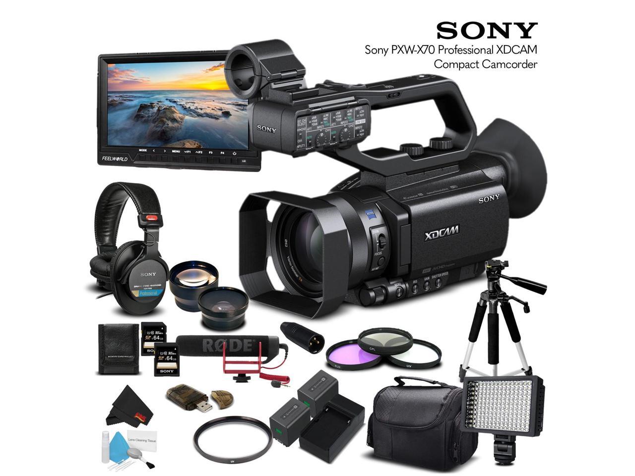 Sony PXW-X70 Professional XDCAM Camcorder (PXW-X70) With 2