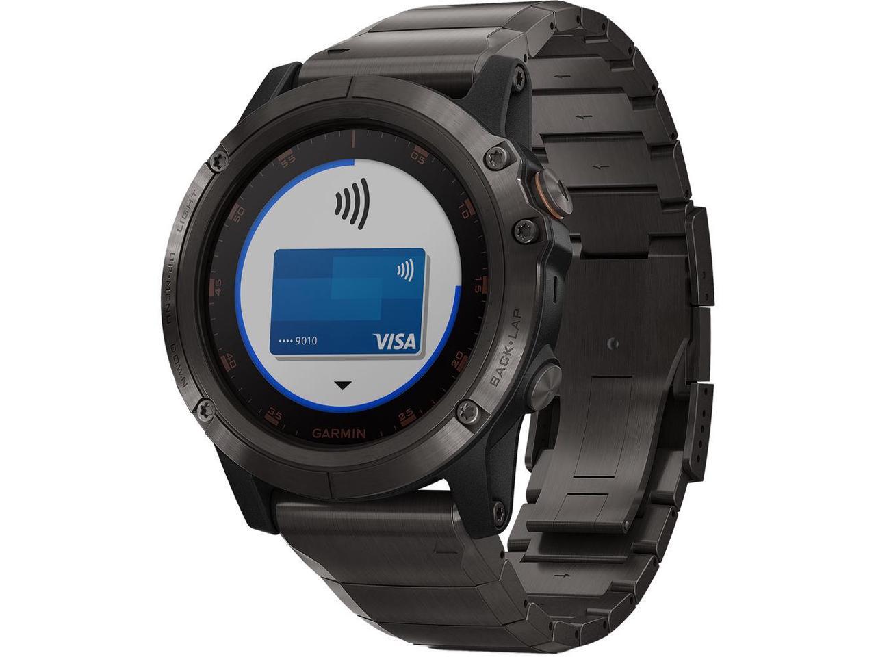 garmin fenix 5x plus titanium dlc