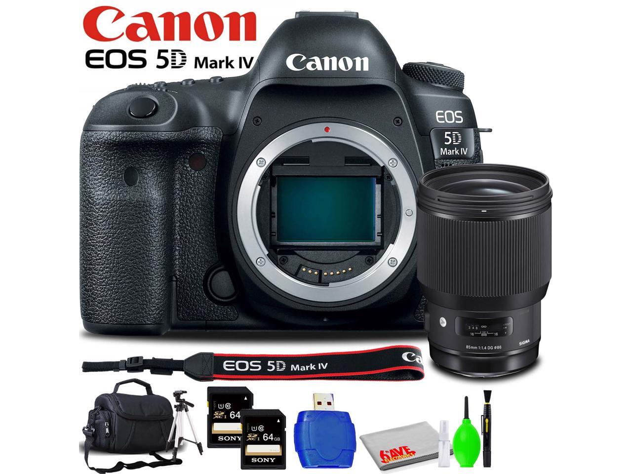 Canon EOS 5D Mark IV DSLR Camera (Body Only) Accessory Bundle with