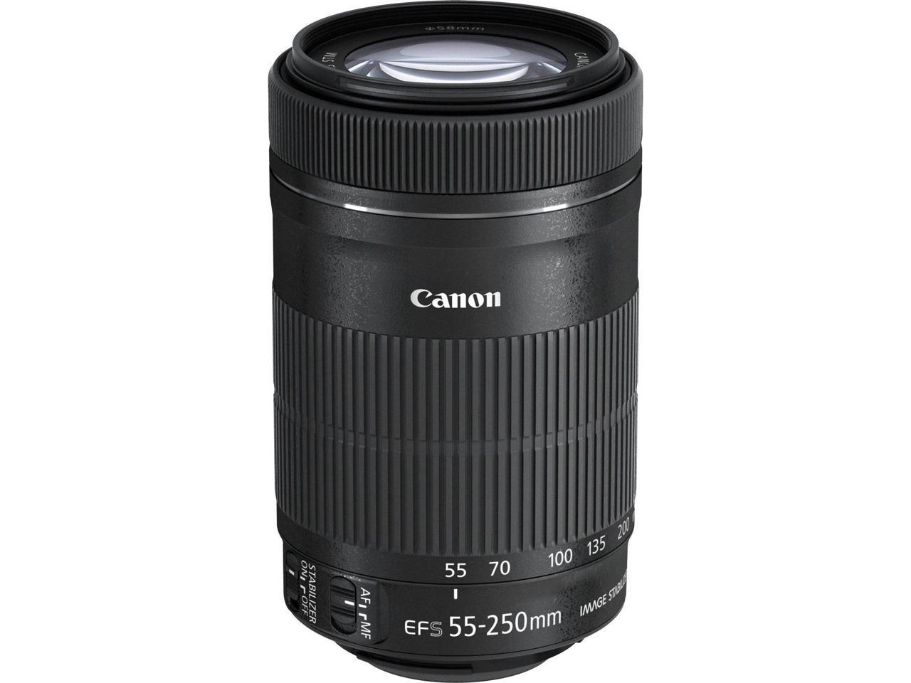 Canon EF-S 55-250mm F4-5.6 is STM Lens for Canon SLR Cameras Renewed 