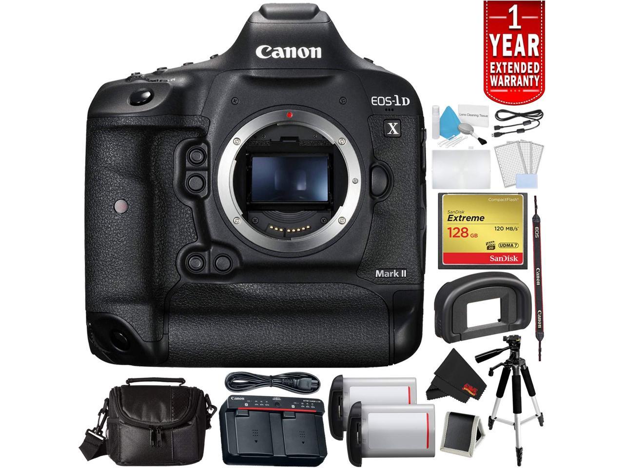 Canon Eos 1d X Mark Ii Dslr Camera Body Only Bundle With 128gb Compact Flash Memory Card Carrying Case More Newegg Com