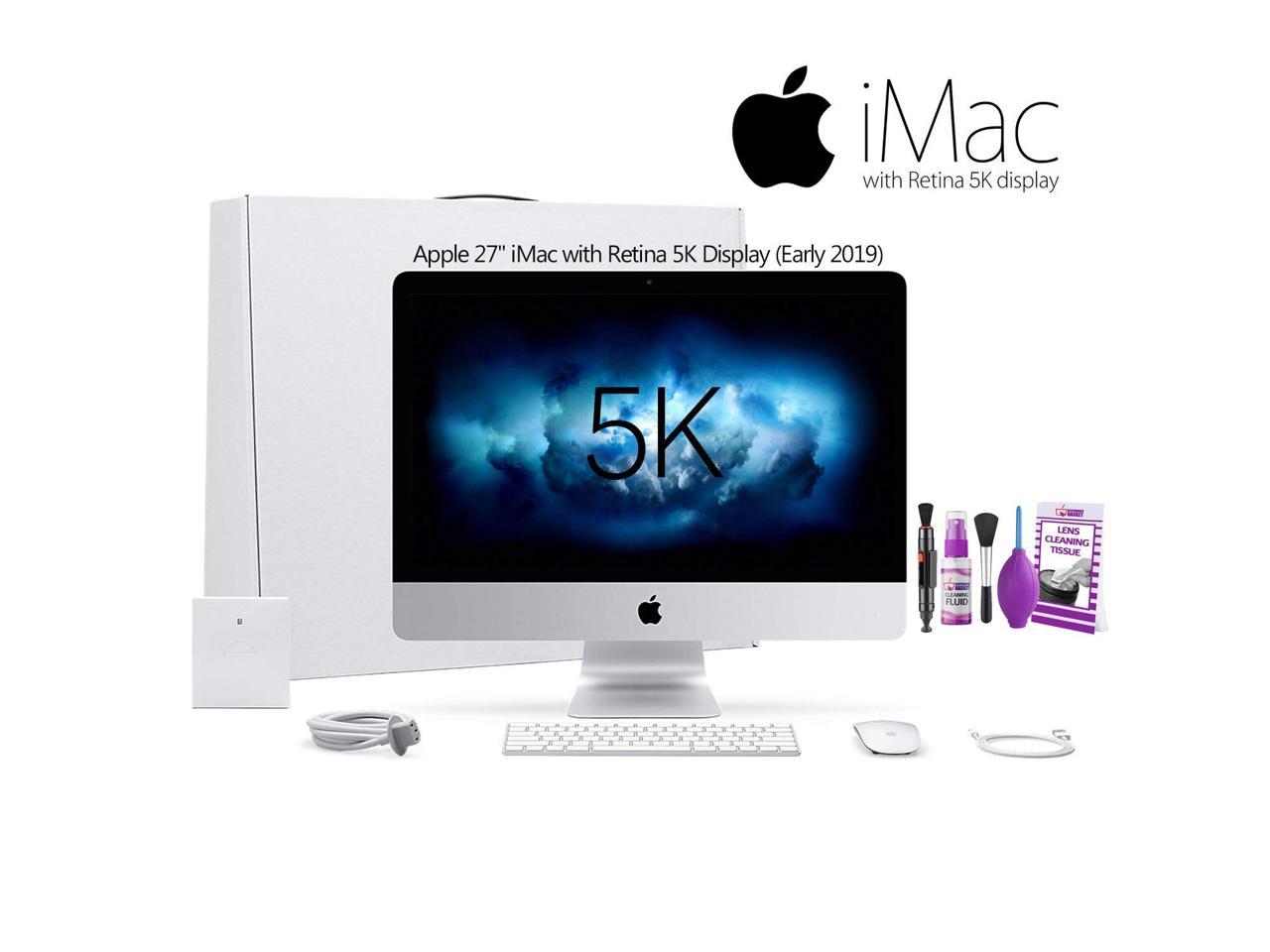 Apple 27 Inch Imac With Retina 5k Display Early 19 With Deluixe Cleaning Set Mrqy2ll A Newegg Com