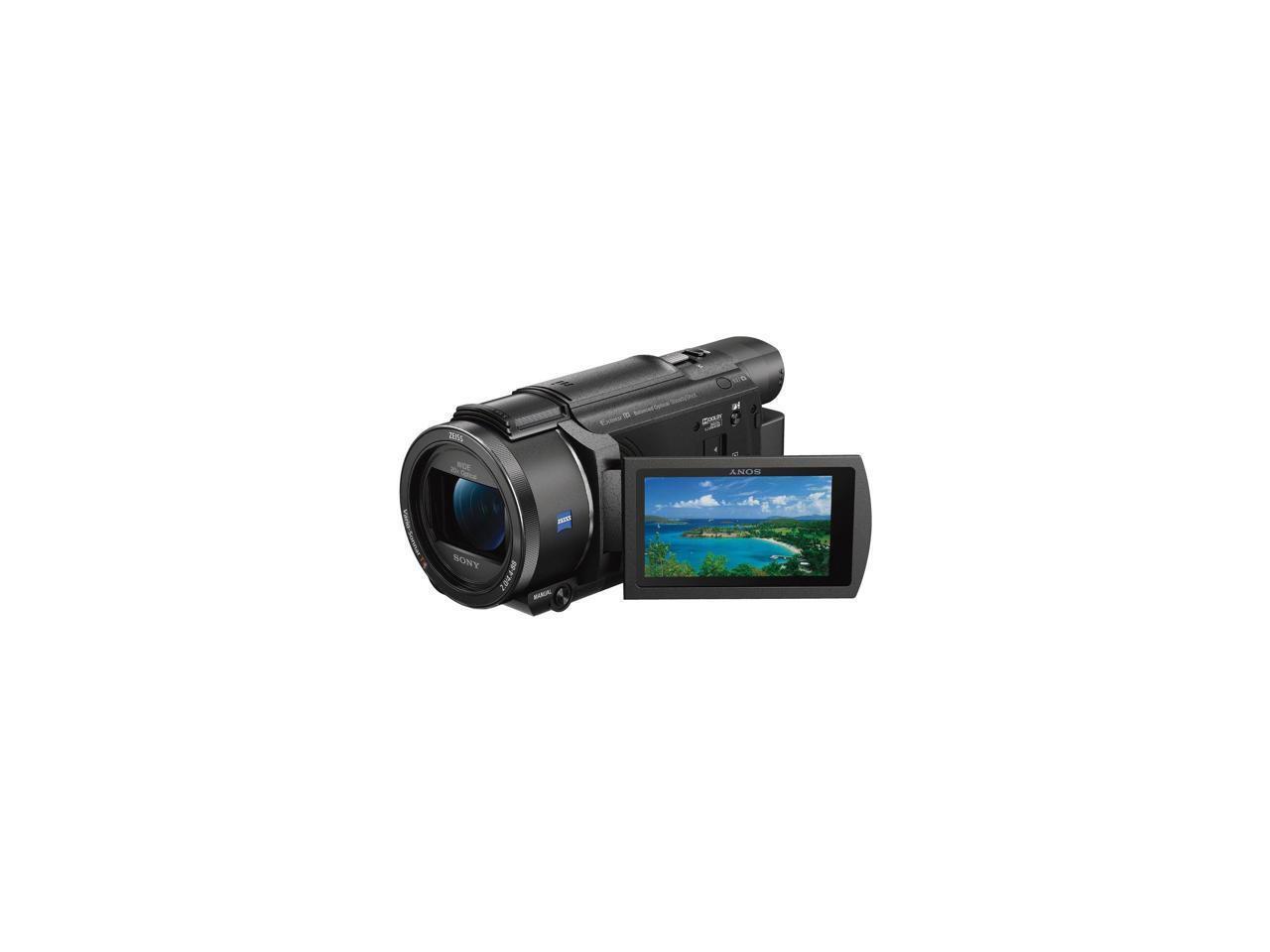Sony FDRAX53 4K Ultra HD Handycam Camcorder + Pro Accessories Bundle