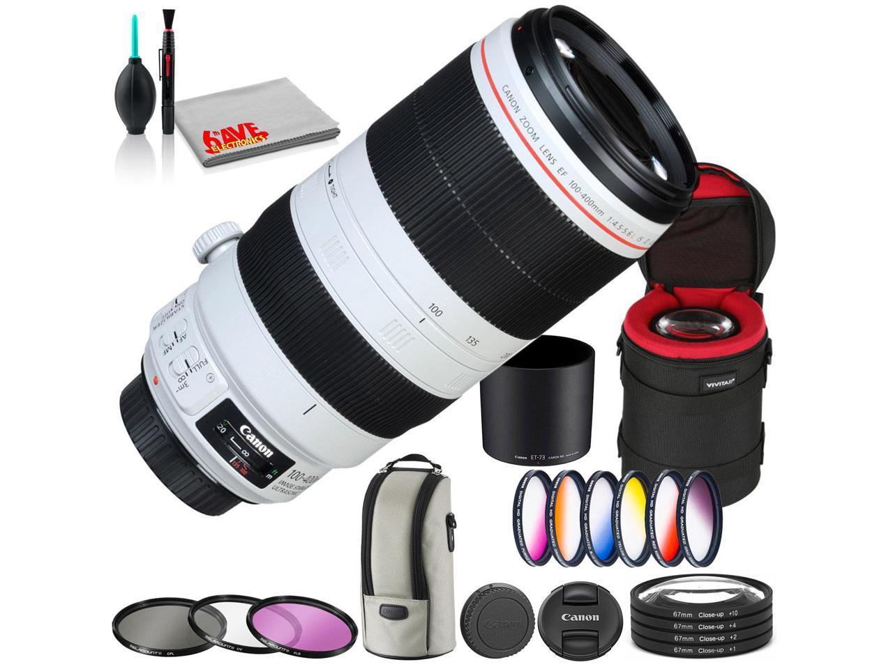 Canon EF 100-400mm f/4.5-5.6L IS II USM Lens - White - Newegg.com