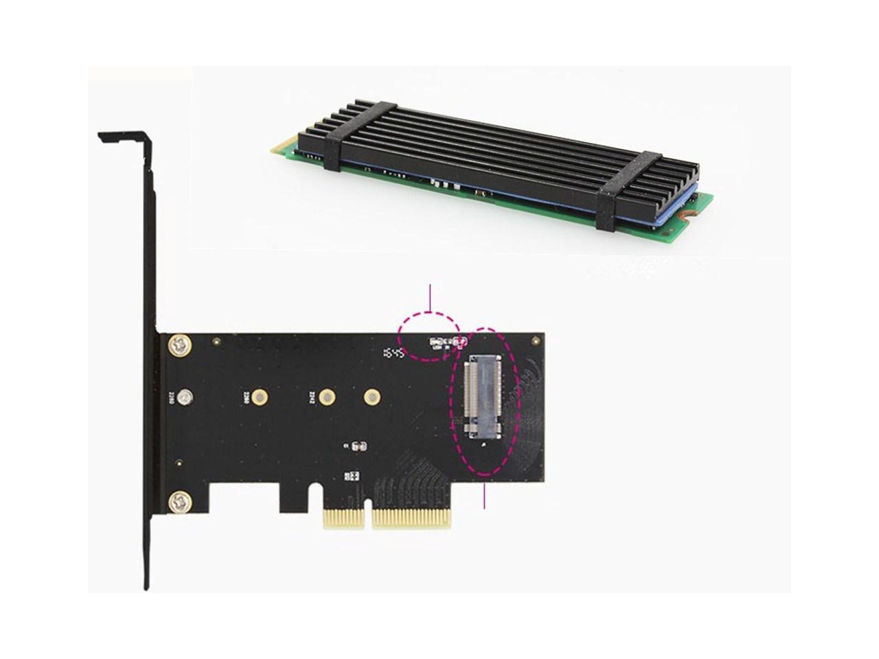 Переходник адаптер для установки m 2 ssd pci e nvme в macbook