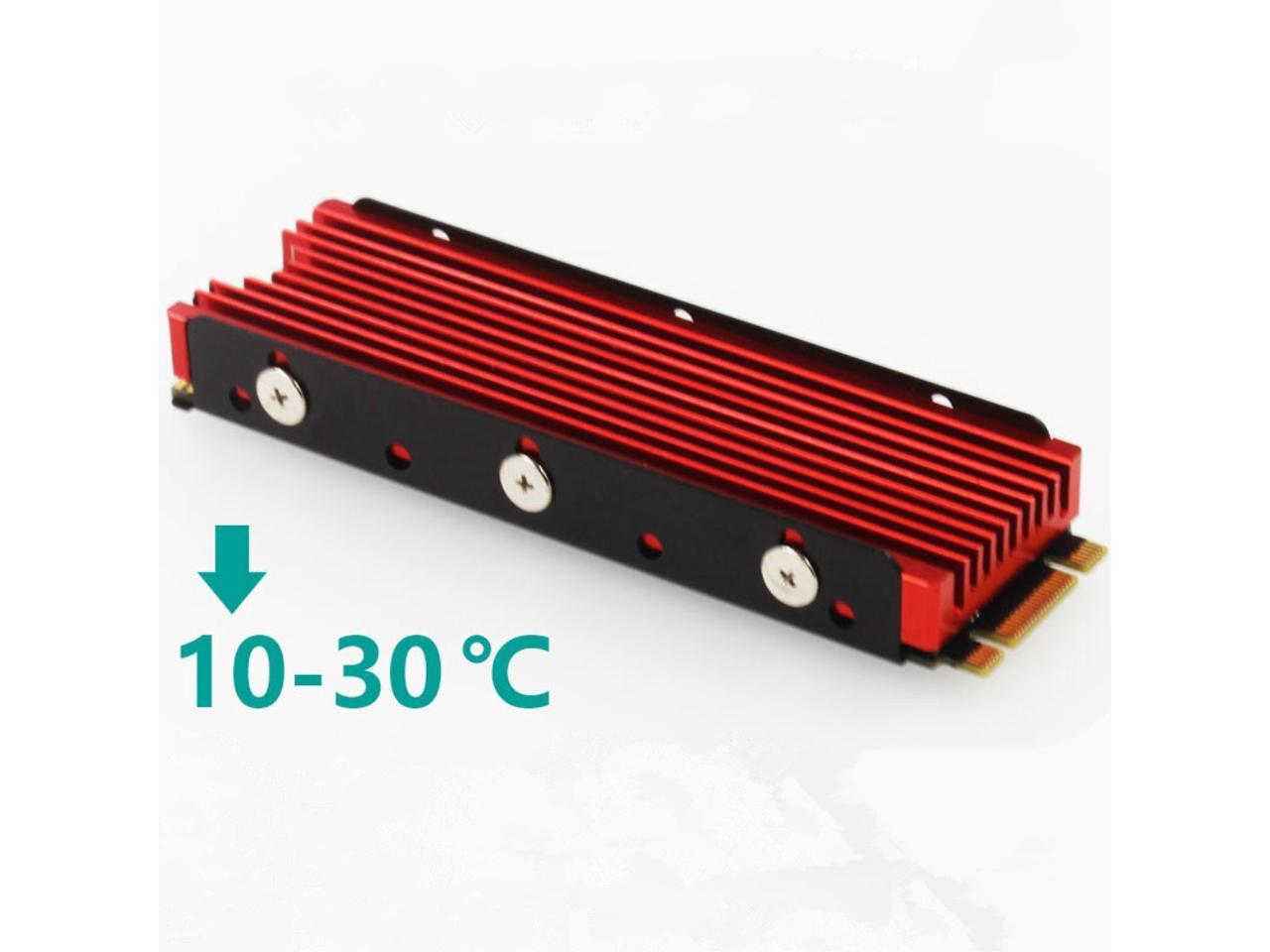Aluminum Heatsink Chipset Heat Sink,with Cooling Pad,for NVME NGFF M.2 2280 PCIE SSD 