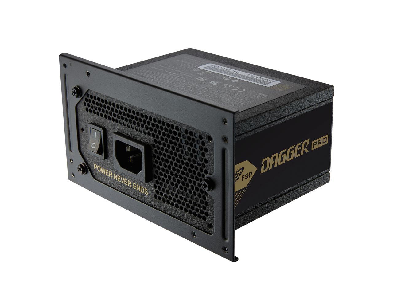 FSP Dagger Pro 850W Mini ITX Solution / SFX 12V / Micro ATX 80 Plus Gold Certified Full Modular VR / 4K Ready Gaming Power Supply (SDA2-850)