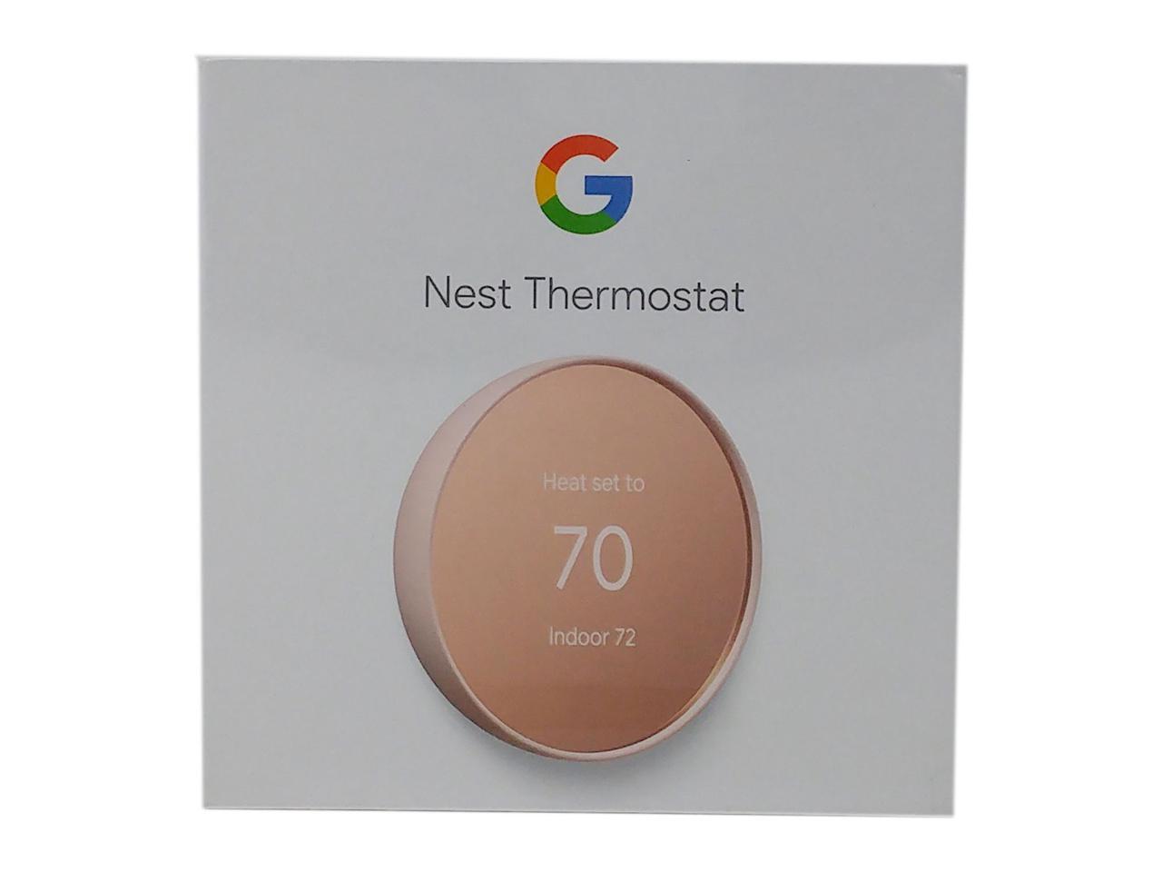 Google Nest Thermostat 4th Gen GA02082US Programmable Smart WiFi