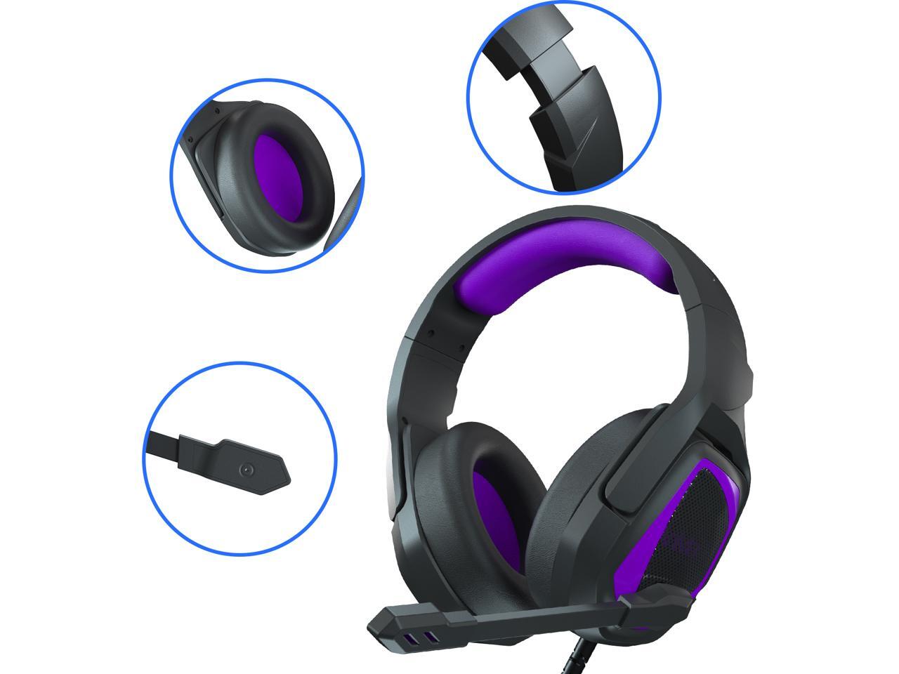 Gaming Headset, Anivia PS4 Over Ear Headphones Soft Memory Earmuffs