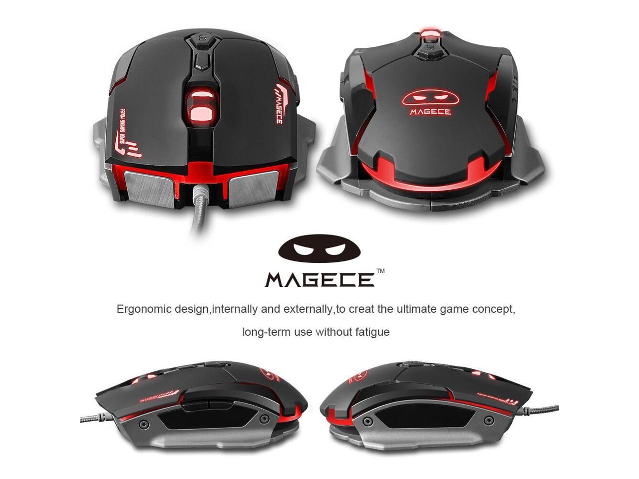 Magece G2 Gaming Mice 3200 DPI 6 Buttons Professional Ergonomic Gaming