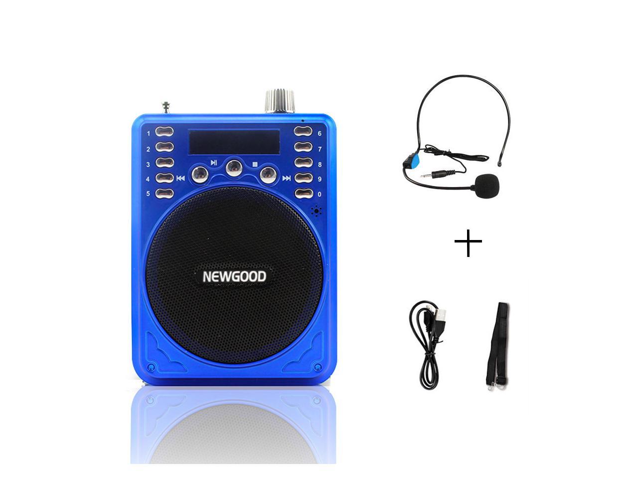 portable amplifier speaker with microphone