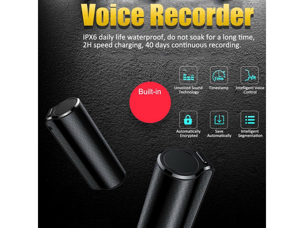 32G Q70 Recording Device Voice Activated Recorder Audio Magnetic MP3 Mi J1D1 