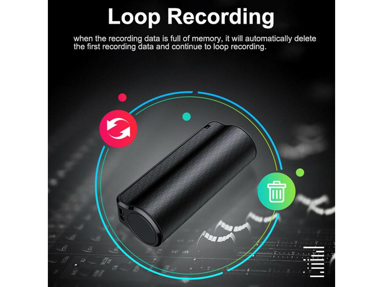 MP3 Spy Magnetic Recording Device Hidden Voice Activated Mini Audio Recorder US 